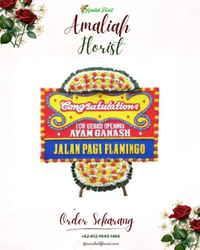 Bunga Papan Congratulation di Sungaibangkong